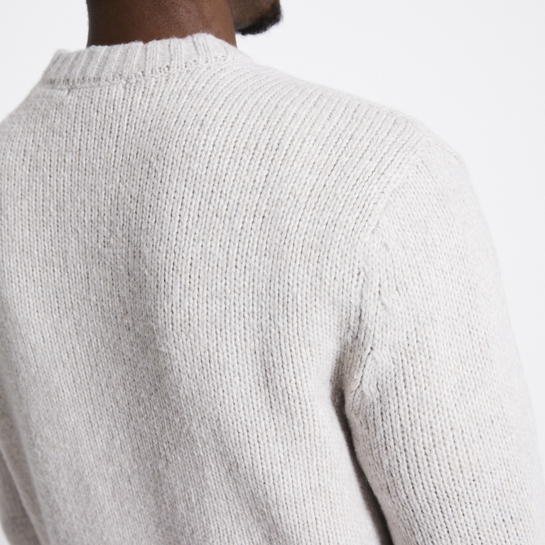 Knit sweater "Brook" Beige Melange